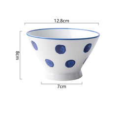 Hand Painted Ceramic Bowl for Family Dinners