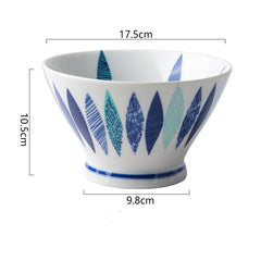 Hand Painted Ceramic Bowl for Family Dinners