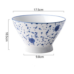 Hand Painted Ceramic Bowl for Family Dinners