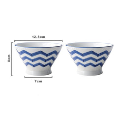 Hand Painted Ceramic Bowl for Family Dinners