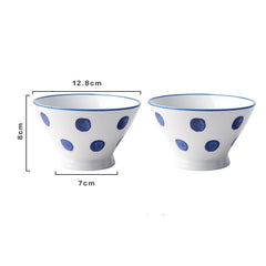 Hand Painted Ceramic Bowl for Family Dinners